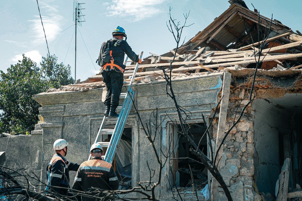 Последствия атаки по Николаеву