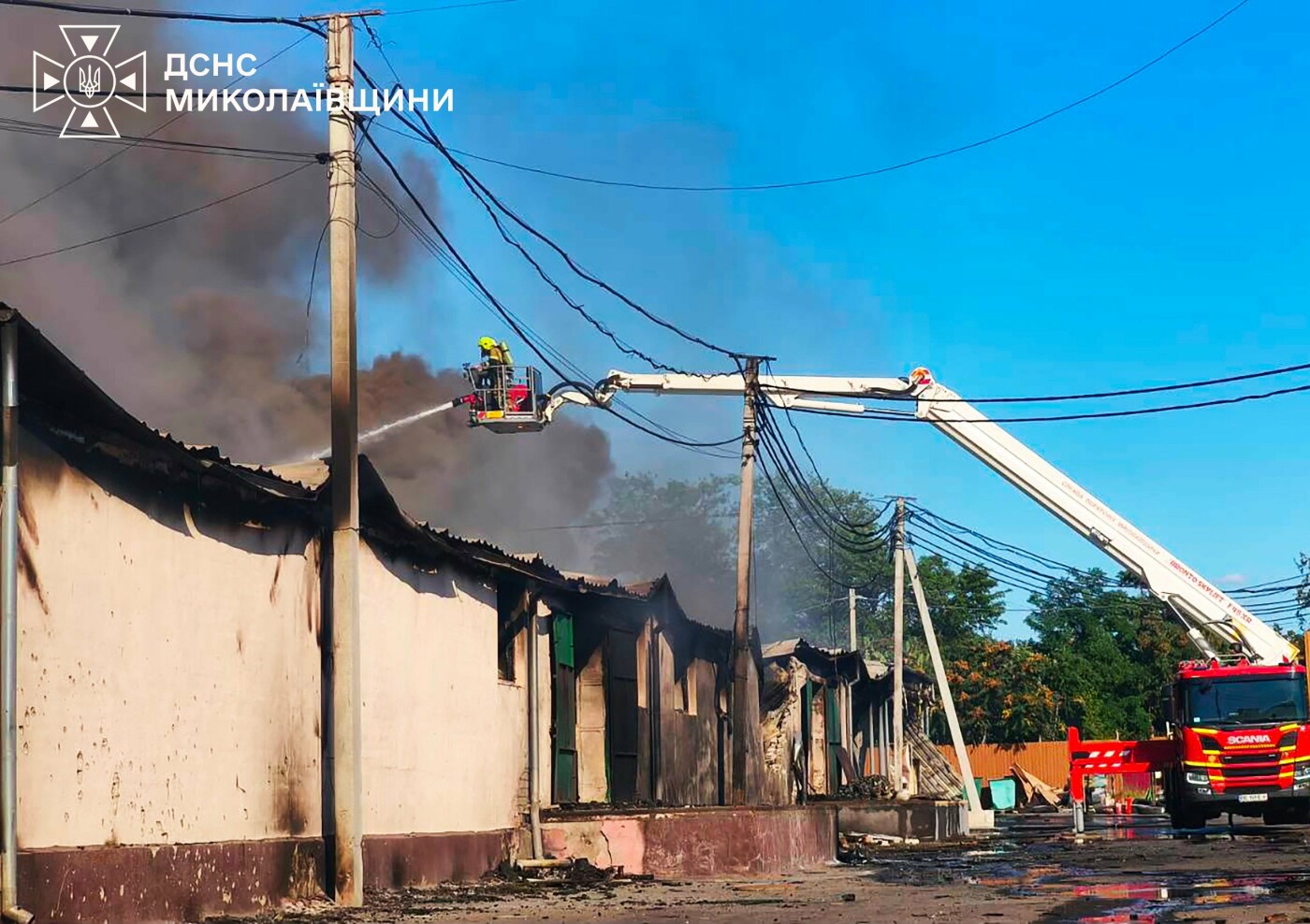 Пожары в Николаевской области