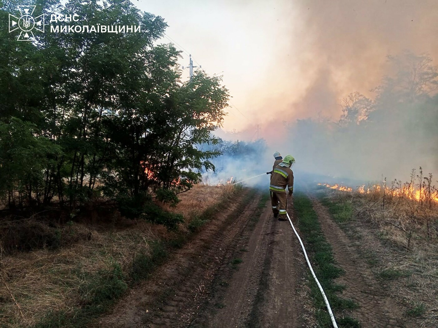 Пожары в Николаевской области