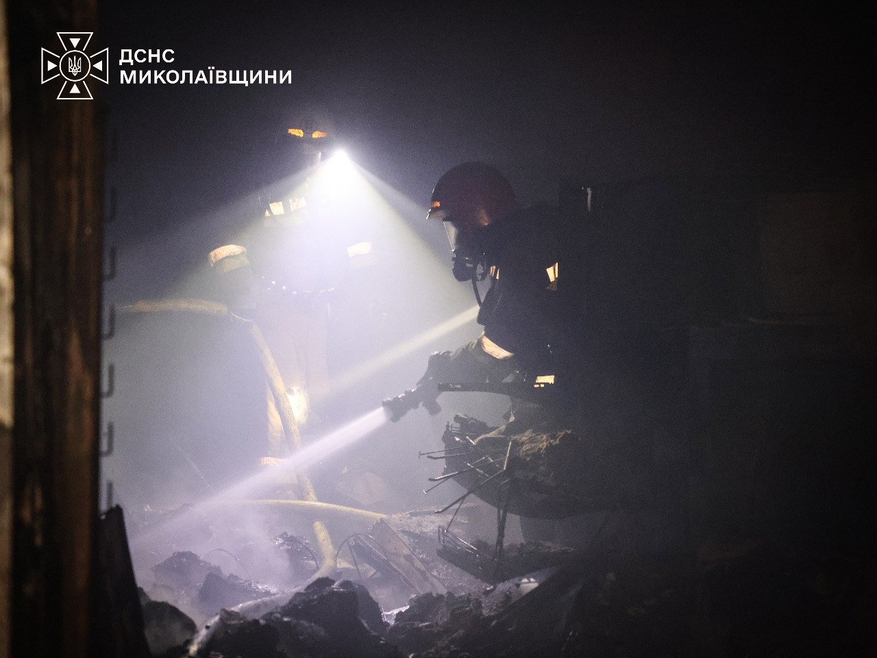 Пожар в Николаевской области