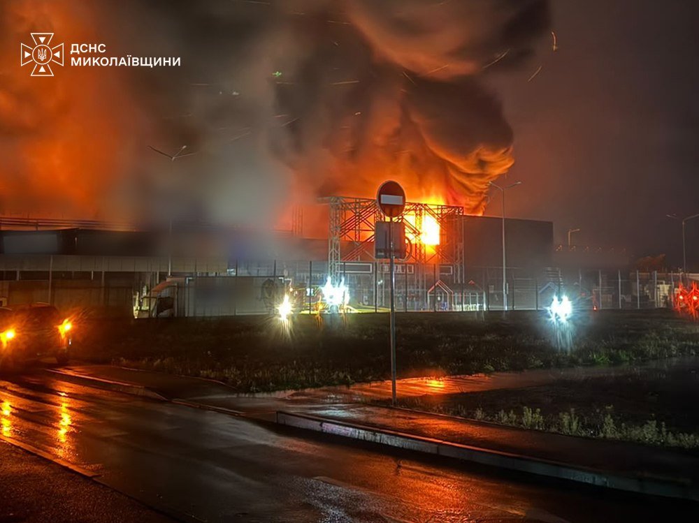 Пожар в Николаевской области