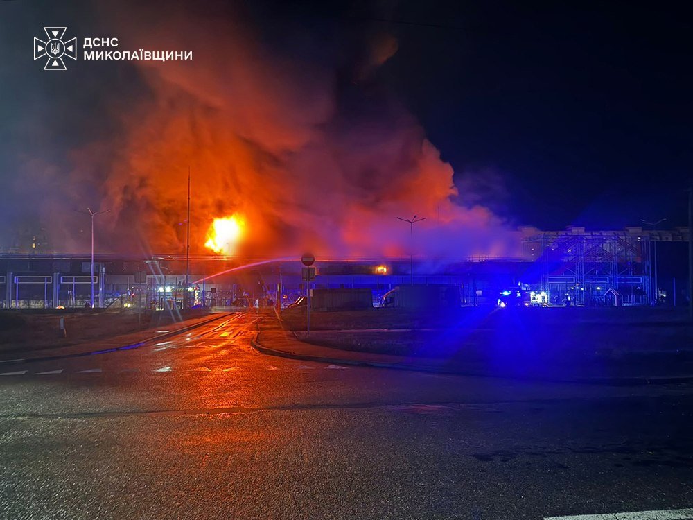 Пожар в Николаевской области