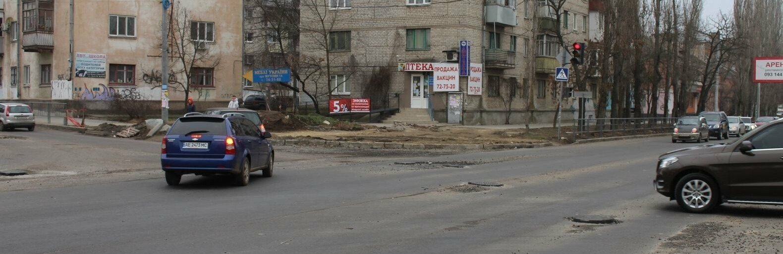 “Ожидаем погодных условий”: когда в Николаеве завершат ремонт перекрестка “Карпенко - Крилова” 