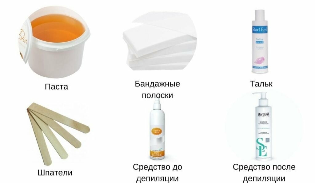 что нужно для сахарной эпиляции дома
