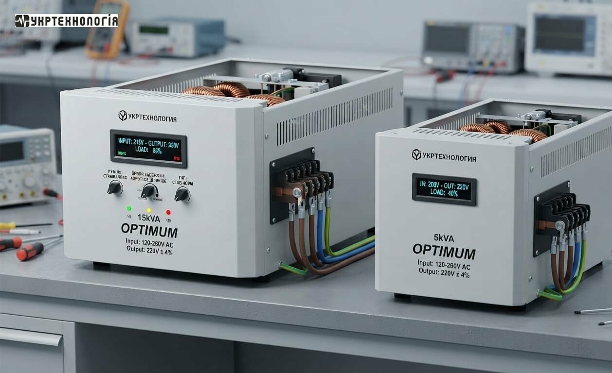 Стабілізатори «Укртехнологія Optimum»: корисні характеристики серії