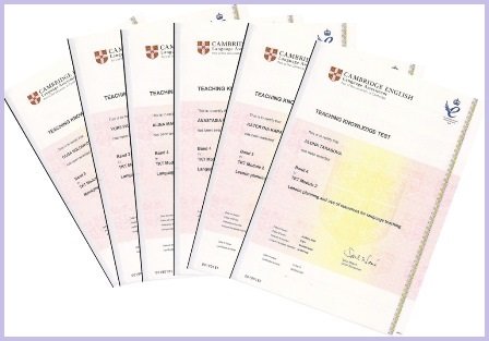 Cambridge Certificates for all little sise